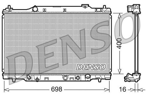 Su Radyatörü  DENSO DRM40016