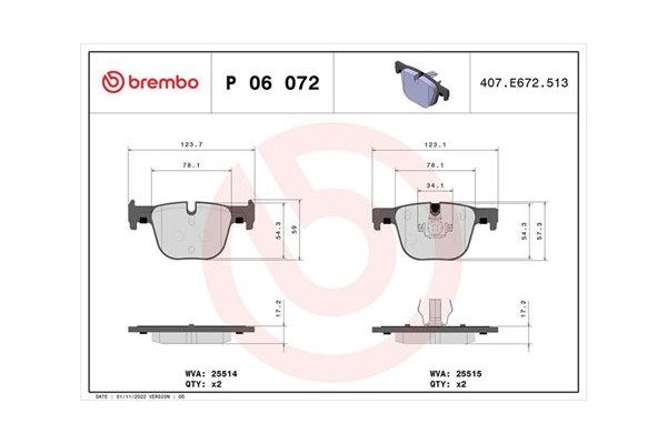Fren Disk Balata Arka BMW 3 Serisi Touring (F31N)(2015->)  MAGNETI MARELLI 363700406072