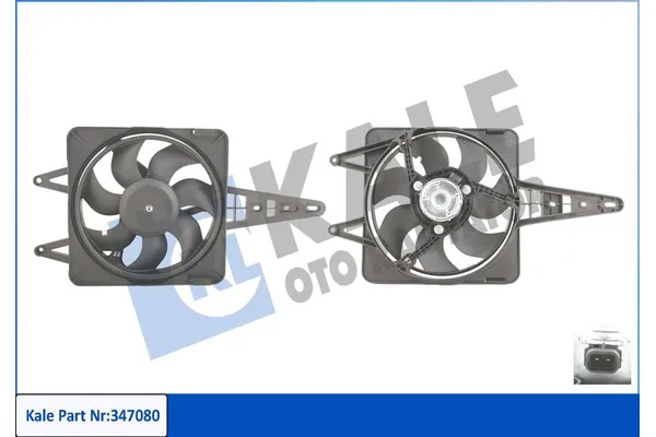 Radyatör Fan ve Motoru  Fiat Tempra (159) 4 Kapı (1990->)  GVA 7526000