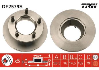 Fren Disk Ayna Ön Sağ ve Sol FRENBU 24164  A6314200372 6314200372 631 420 03 72 6314200772 631 420 07 72 A 631 420 03 72 A6314200772 A 631 420 07 72