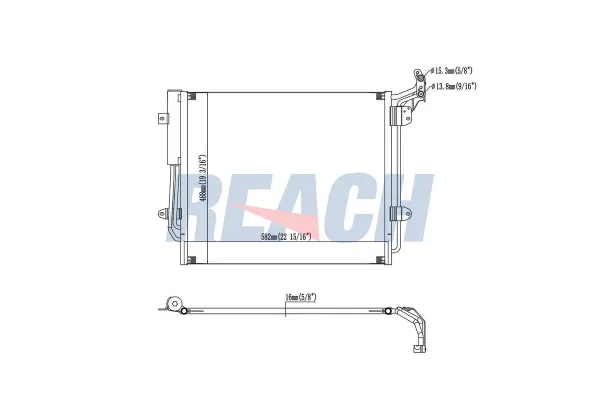 Klima Radyatörü  ORİS CVW977000
