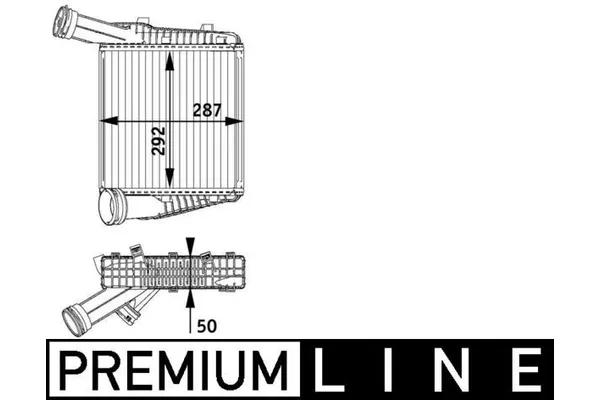 Turbo Radyatörü  Porsche Cayenne (Typ 92A)(02.2010->)  MAHLE CI 142 000P