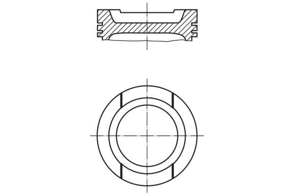 Piston (81.01MM-STD)  Audi A3 Cabriolet (8P7)(04.2008->)  MAHLE 033 20 00