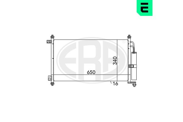 Klima Radyatörü  Nissan Tiida (C11X/SC11X)(02.2007->)  ERA 667069