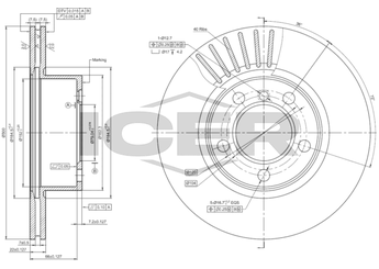 Fren Disk Ayna Ön Sağ ve Sol BMW ORJINAL 34116792217  34116792217 34 11 6 792 217 6792217