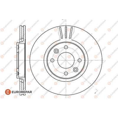 Fren Disk Ayna Ön Sağ ve Sol Renault R 21 Nevada (K48)(08.1986->)  EUROREPAR 1618868380