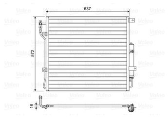Klima Radyatörü  VALEO 814200  LR015555 LR021824