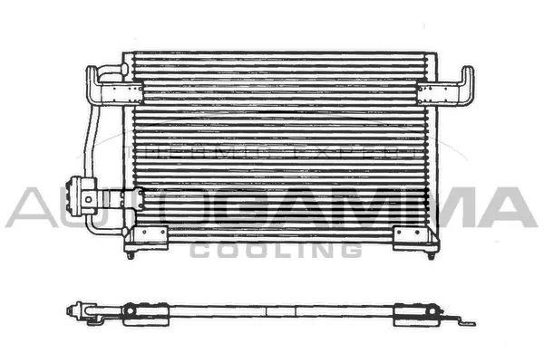 Klima Radyatörü  Peugeot 605 (08.1989->)  NRF 35261