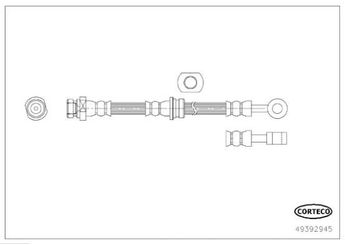 Fren Hortumu Ön Sağ ASPART 3HOS1328  587322E000 58732 2E000 587322E010 58732 2E010