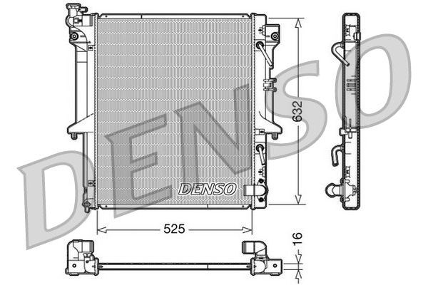 Su Radyatörü  DENSO DRM45018
