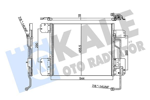 Klima Radyatörü  KALE 352850