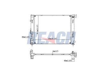 Su Radyatörü  VEKA 16-5001B  214105FA0A 214107347R