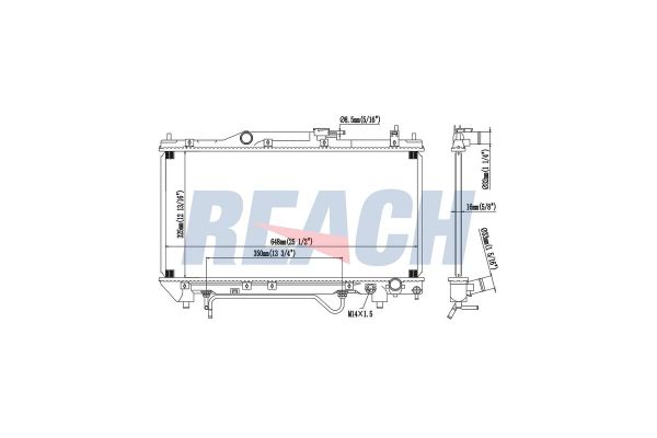 Su Radyatörü  Toyota Avensis Combi SW (T22)(1998->)  MAHLE CR 1525 000S