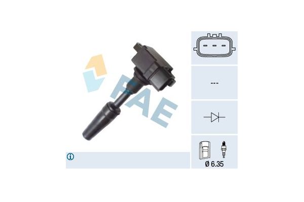 Ateşleme Bobini  Nissan Maxima QX (A32)(10.1994->)  HELLA 5DA 358 290-481