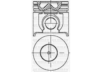 Piston (93.67MM-STD)  YENMAK 31-04252-000  31-04252-000