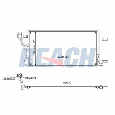 Klima Radyatörü  VEKA 43-2153