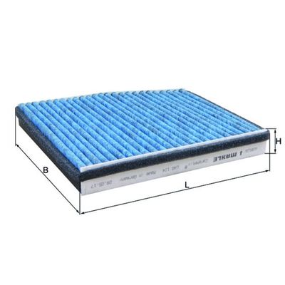 Polen Filtresi  Lancia Ypsilon (101)(09.2003->2012)  MAHLE LAO 124