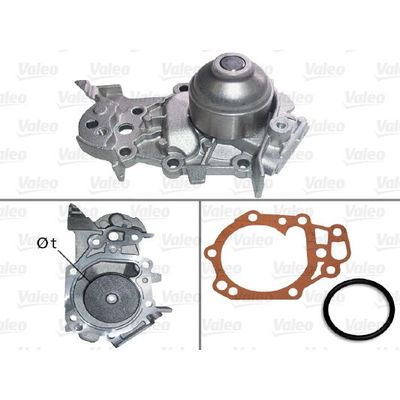Devirdaim Su Pompası  Nissan Kubistar (X76)(07.2003->)  VALEO 506780