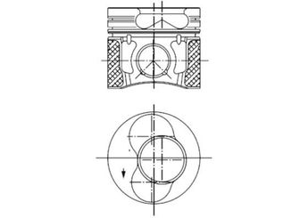 Piston (79.50MM-STD)  NÜRAL 87-72173-STD  38107065GB 38107065FB 038 107 065 FB 38107065FF 038 107 065 FF 38107065FH 038 107 065 FH 38107065FK 038 107 065 FK 038 107 065 GB 38107065GD 038 107 065 GD 38107065GH 038 107 065 GH 38107065GP 038 107 065 GP 38107065KF 038 107 065 KF