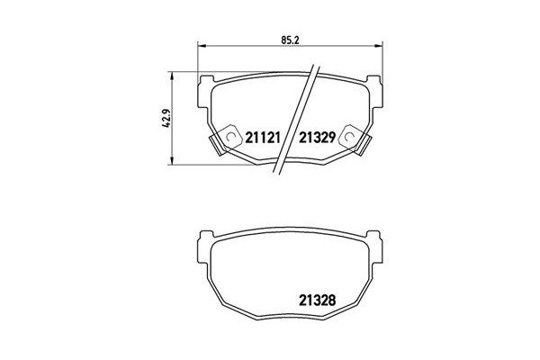 Fren Disk Balata Arka Nissan 200 SX (S14)(04.1994->)  MAGNETI MARELLI 363700456010