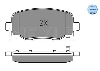 Fren Disk Balata Arka VEKA BP11578-02  