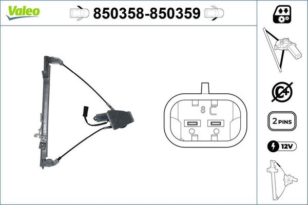 Cam Krikosu Ön Sol VALEO 850358