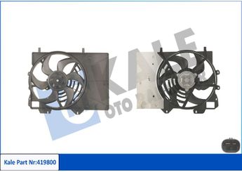 Radyatör Fan ve Motoru  MAGNETI MARELLI 359003900460  9801666680 1610781580 1253H5 1253H0 1253.H0 1253.H5 1253P9 1253.P9 1253Q0 1253.Q0