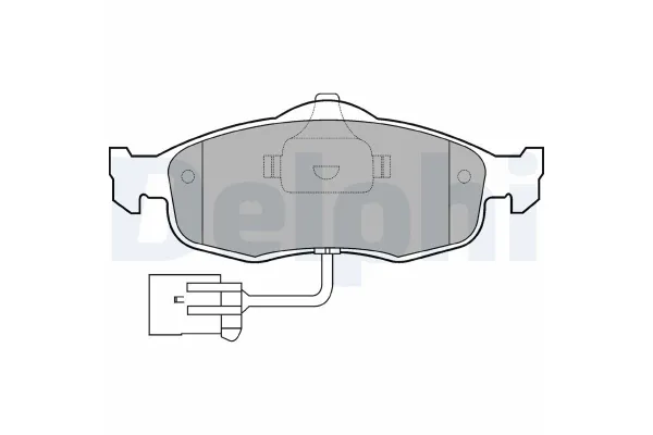 Fren Disk Balata Ön Ford Mondeo 4/5 Kapı (GD)(1997->)  DELPHI LP781