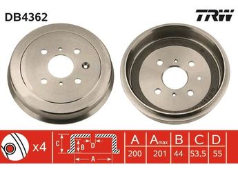 Kampana Arka Sağ veya Sol FIAT ORJINAL 51860868  LK3502111 4351162J10 424748 4247 48 424310H010 42431-0H010
