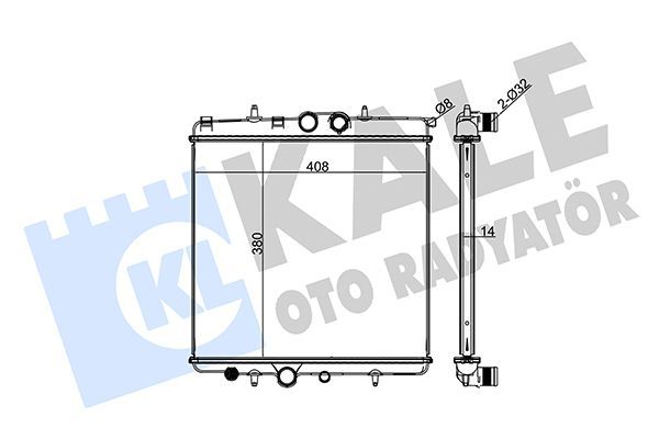 Su Radyatörü  KALE 2064011AB
