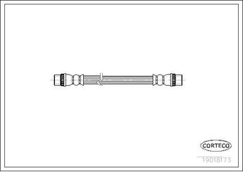 Fren Hortumu Arka Sağ veya Sol CORTECO 19018173  19018173 7704003961