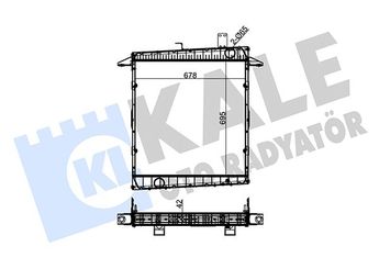 Su Radyatörü  MGA 80473  6C46 8005 AA
