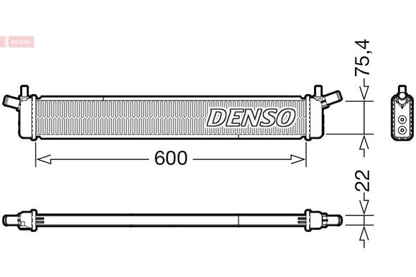Su Radyatörü  DENSO DRM50136