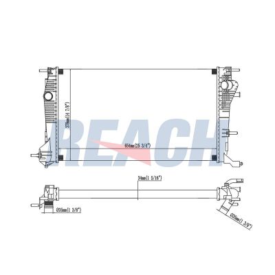 Su Radyatörü  VALEO 735180