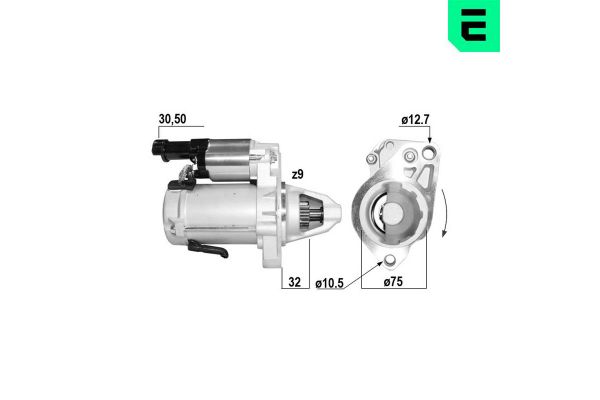 Marş Dinamosu  Honda Civic HB (FK)(01.2012->)  ERA 221181A