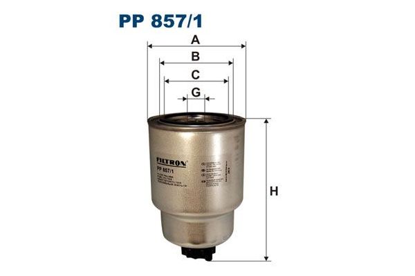 Yakıt Filtresi  Nissan Terrano II (R20)(02.1993->)  FILTRON PP 857/1