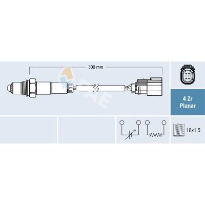 Oksijen (Lambda) Sensörü  FAE 77782