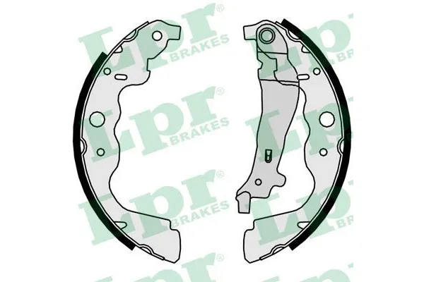 Fren Pabuçlu Balata Arka Renault Logan / Symbol III (2013->)  LPR 09890