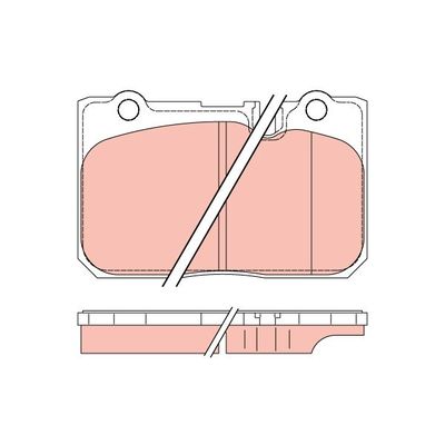 Fren Disk Balata Arka Lexus LS 400 (UCF20)(1995->)  TRW GDB3226