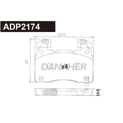 Fren Disk Balata Ön BLUE PRINT ADBP420194