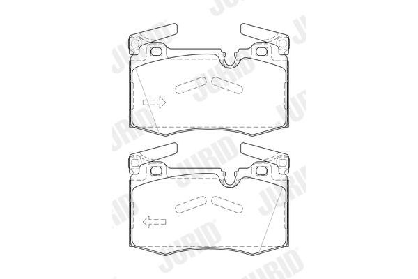 Fren Disk Balata Ön MINI Roadster (R59)(2012->)  JURID 573423J