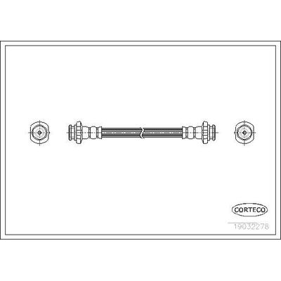 Fren Hortumu Arka Sağ veya Sol Nissan Primera 4/5 Kapı (P11)(05.1996->)  SVAC 73-0147
