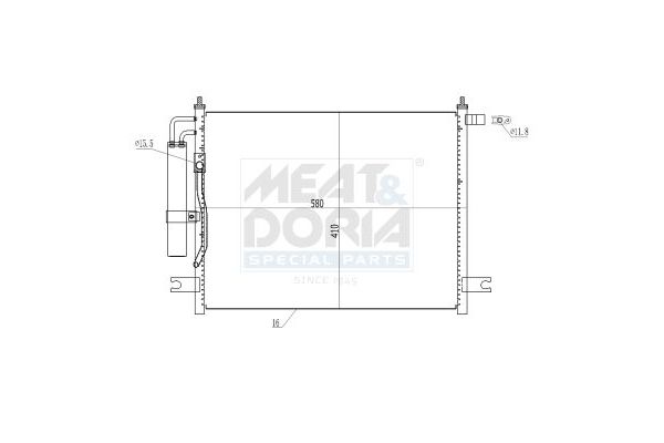 Klima Radyatörü  Chevrolet Aveo Sedan (2006->)  BSG 16-525-004