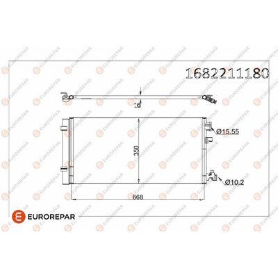 Klima Radyatörü  Renault Scenic III (04.2009->)  EUROREPAR 1682211180
