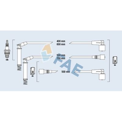 Buji Kablosu  HELLUX HBK3246
