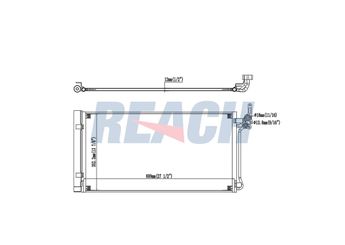 Klima Radyatörü  MAHLE AC 1163 000S  LR115952 2J9C18802 02J9C18802 K8D219710AB