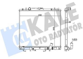 Su Radyatörü  KALE 362305  214100002R MR258669