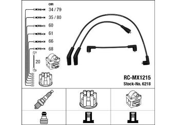 Buji Kablosu  NGK 6218  GHT153