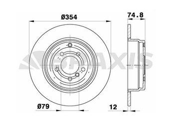 Fren Disk Ayna Arka Sağ ve Sol BRAXIS AD0995  SDB000211