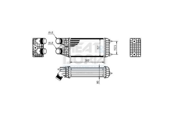Turbo Radyatörü  Citroen C3 Picasso (12.2008->)  VEKA 42-3303